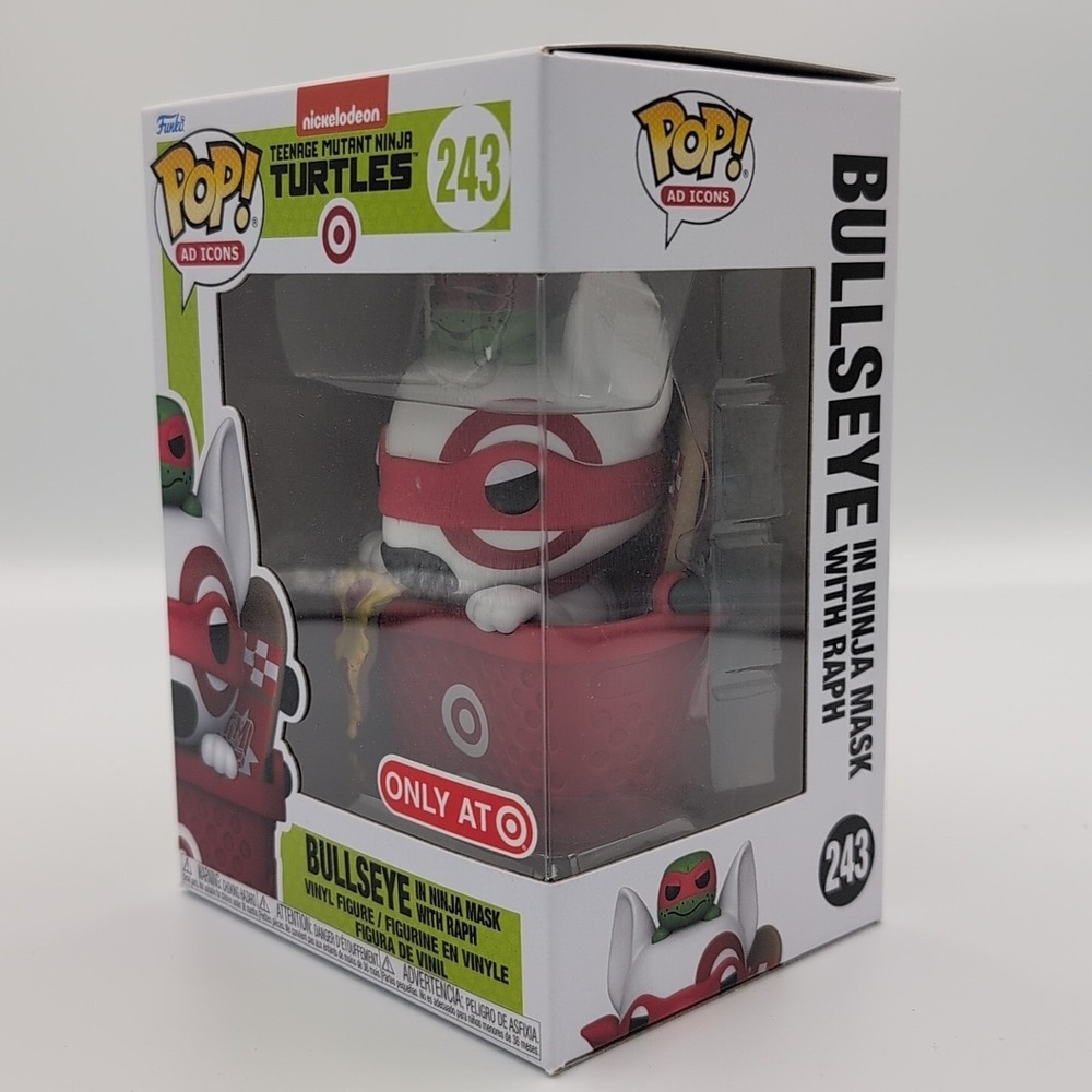 Funko Pop TMNT Bullseye In Ninja Mask with Raph #243 TARGET EXCLUSIVE READ - Picture 3 of 7